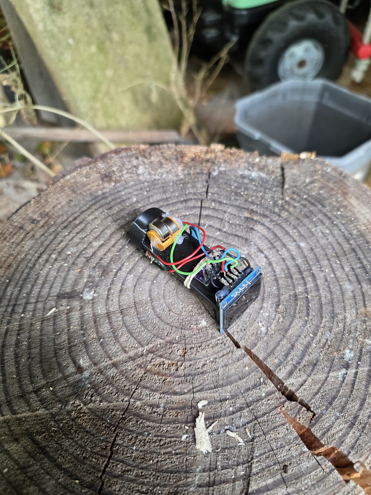 Flugdatenschreiber nach dem Crash